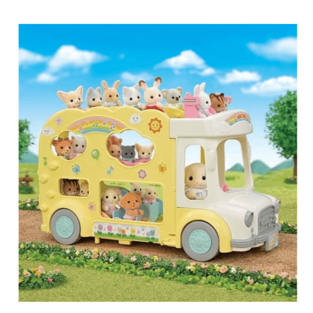 Sylvanian Families Rainbow Fun Nursery Bus