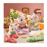 Sylvanian Families Latte Cat Family