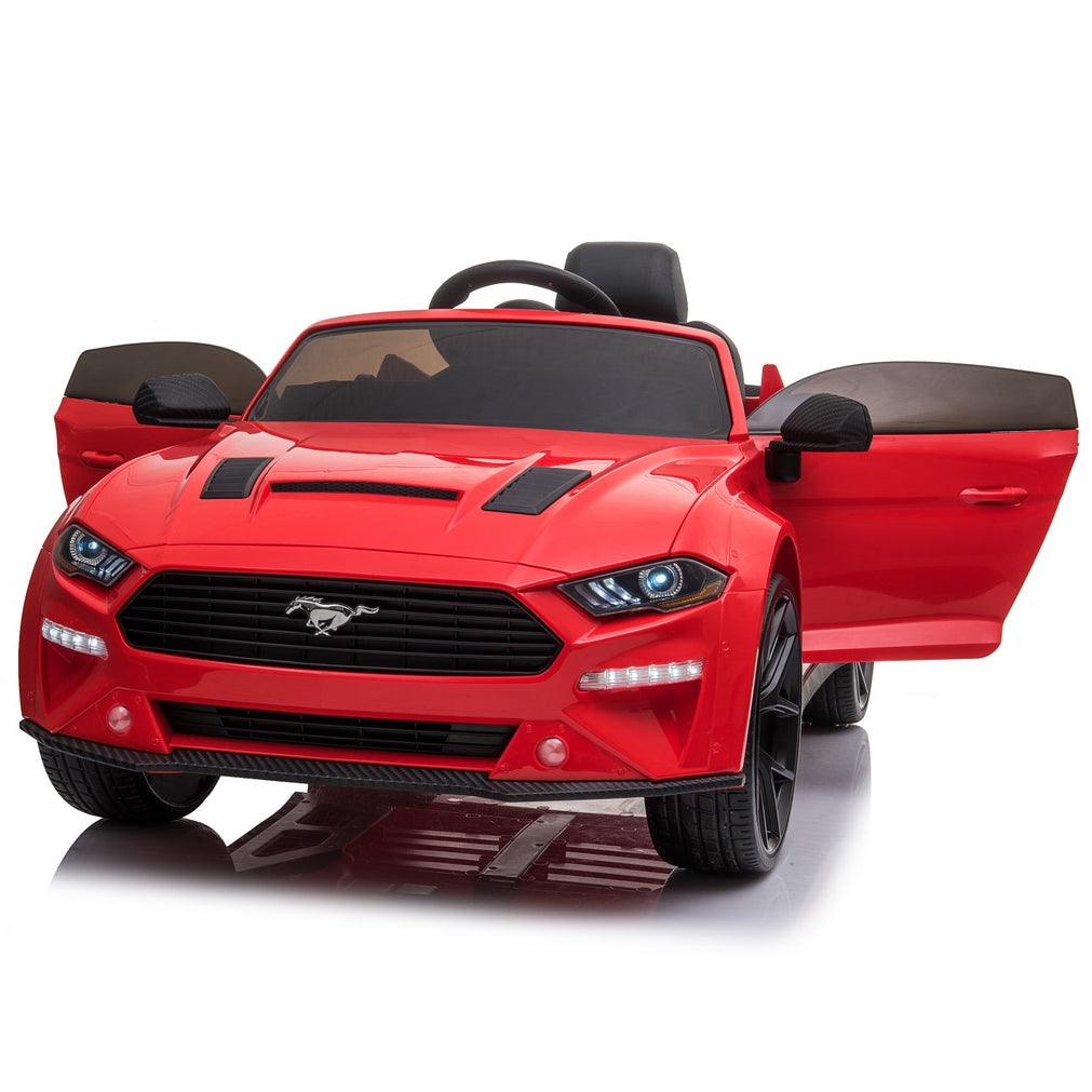 All 4 Kids Licensed Red Ford Mustang Ride On Car