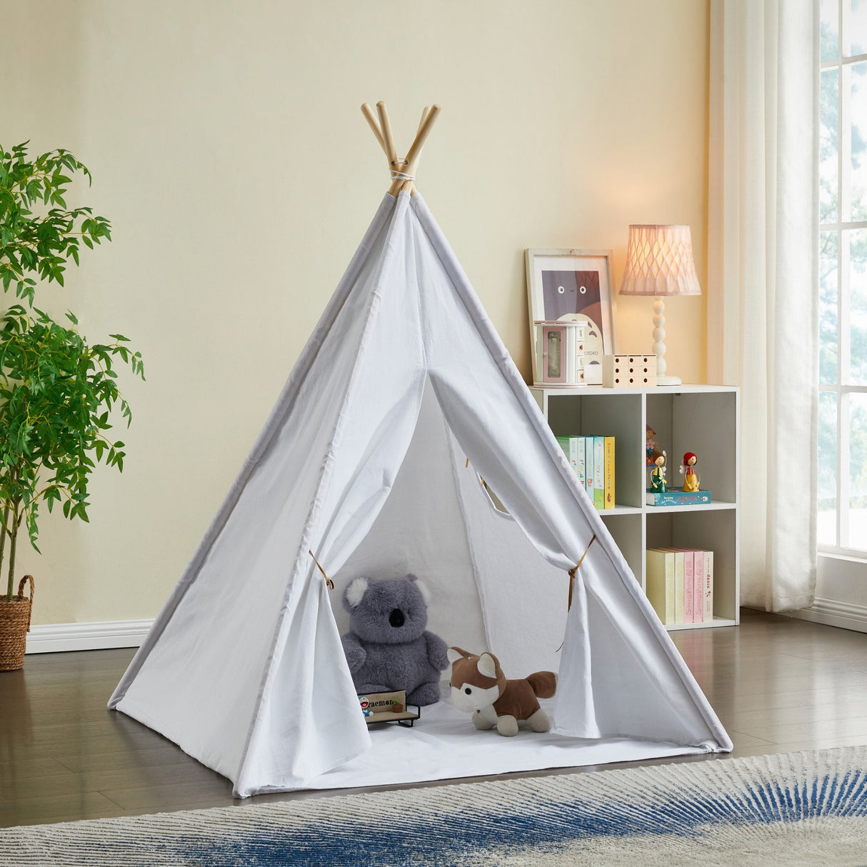 All 4 Kids Cloud White Little Explorer's Dream Teepee