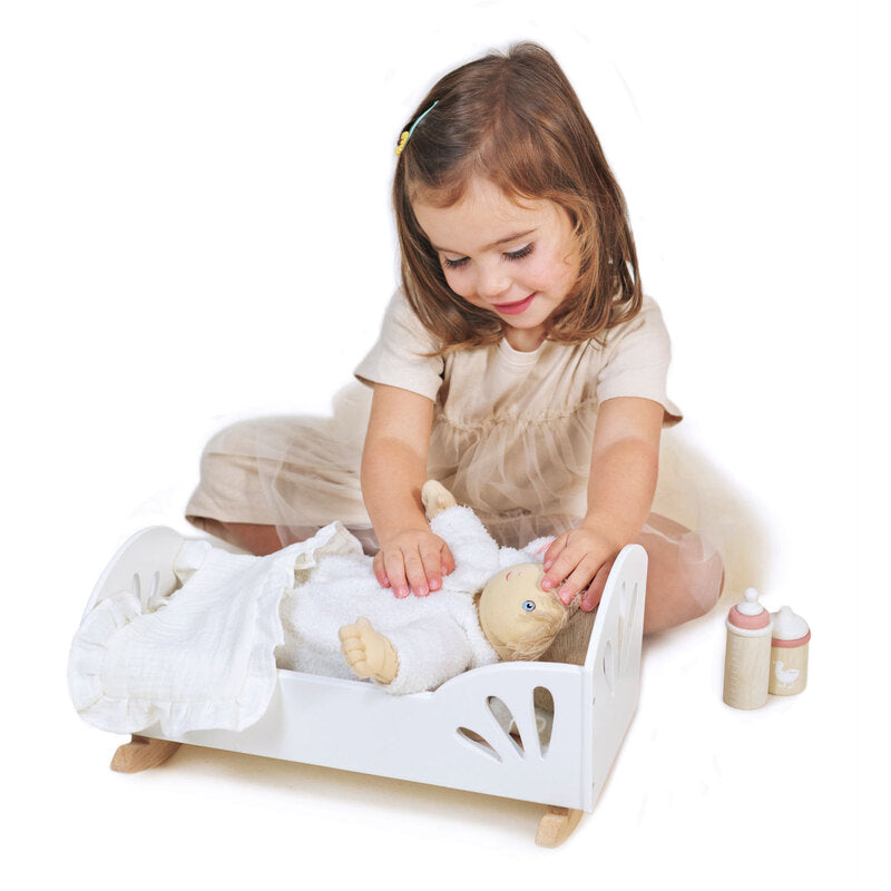 Tender Leaf Toys Sweet Swan Dolly Bed