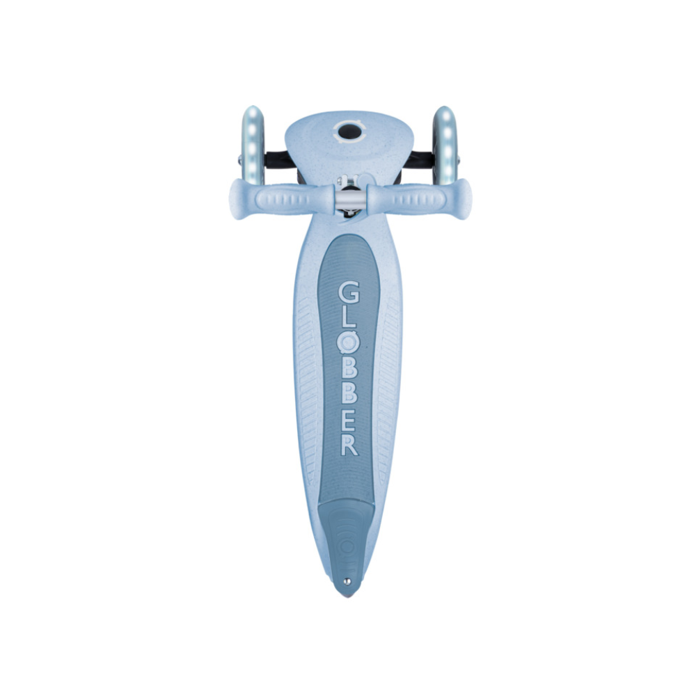 Globber ECOLOGIC PRIMO Foldable Scooter with Lights - Blueberry