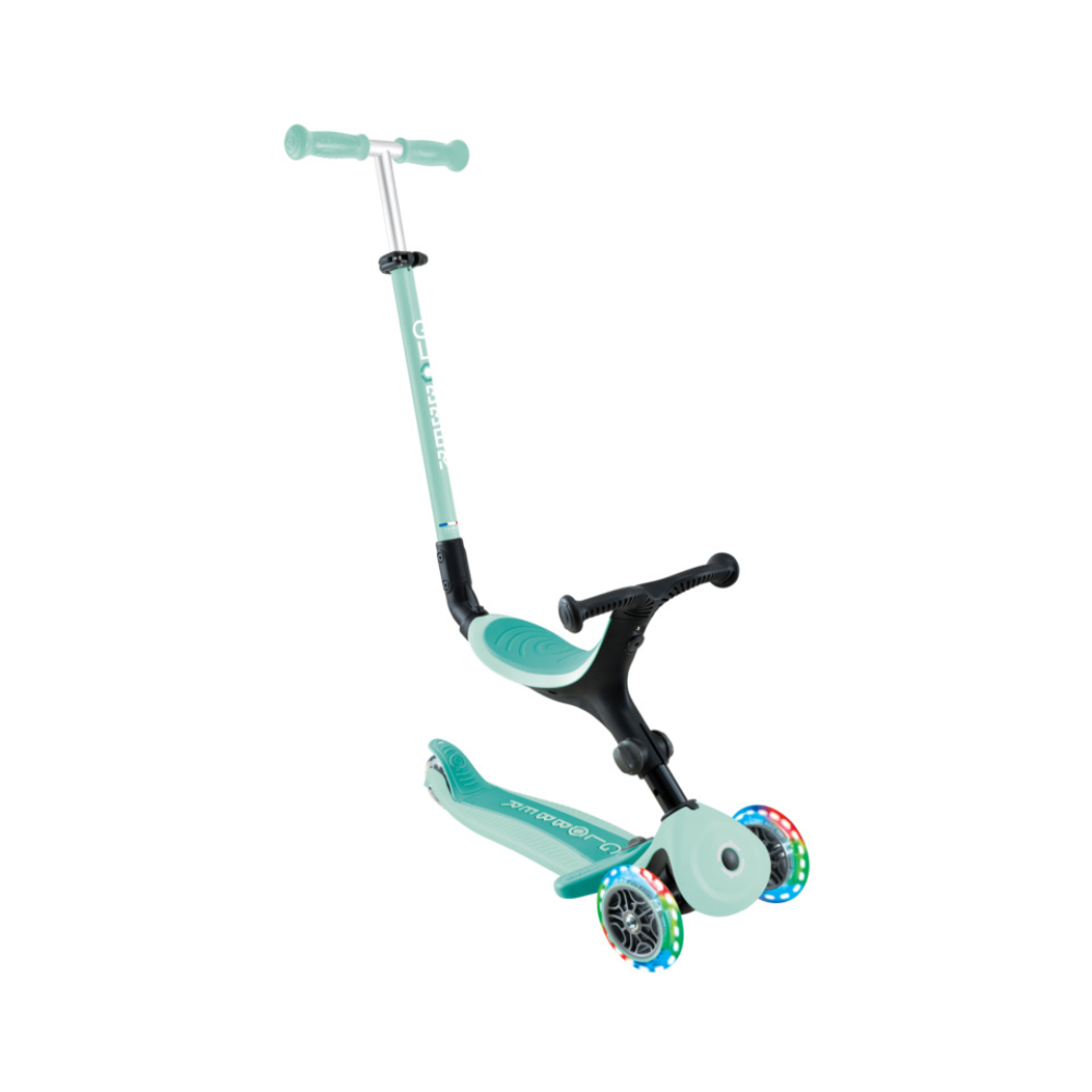 Globber GO UP ACTIVE Scooter with Lights - Mint /Dark Mint