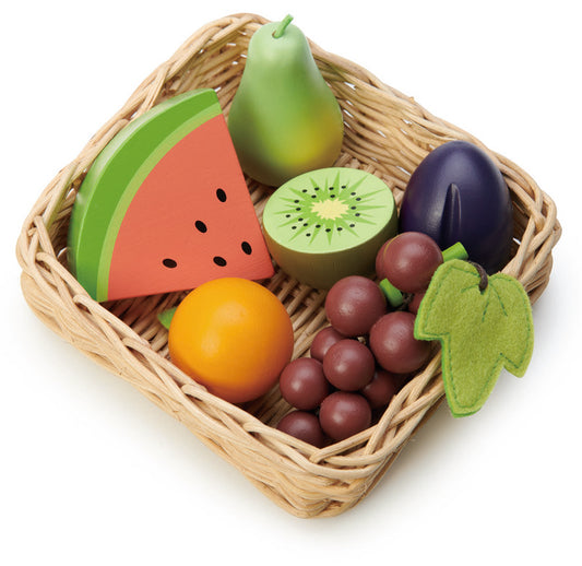 Tender Leaf Toys Pretend Fruity Basket