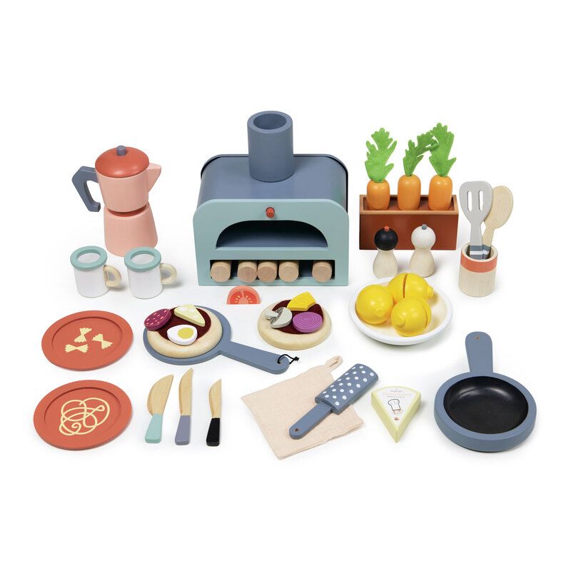 Tender Leaf Toys Pretend La Fiamma Grand Kitchen