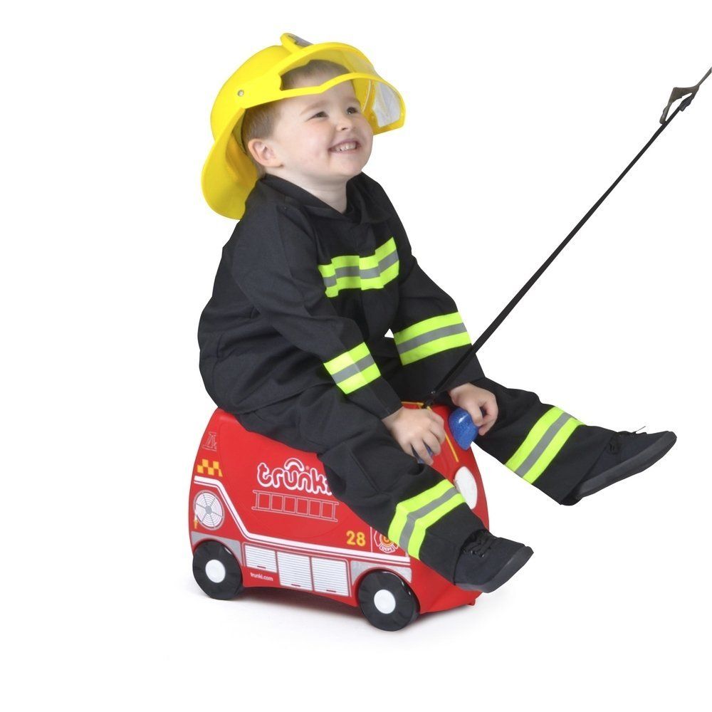 Trunki Kids Ride On Luggage Suitcase - Fire Engine Frank