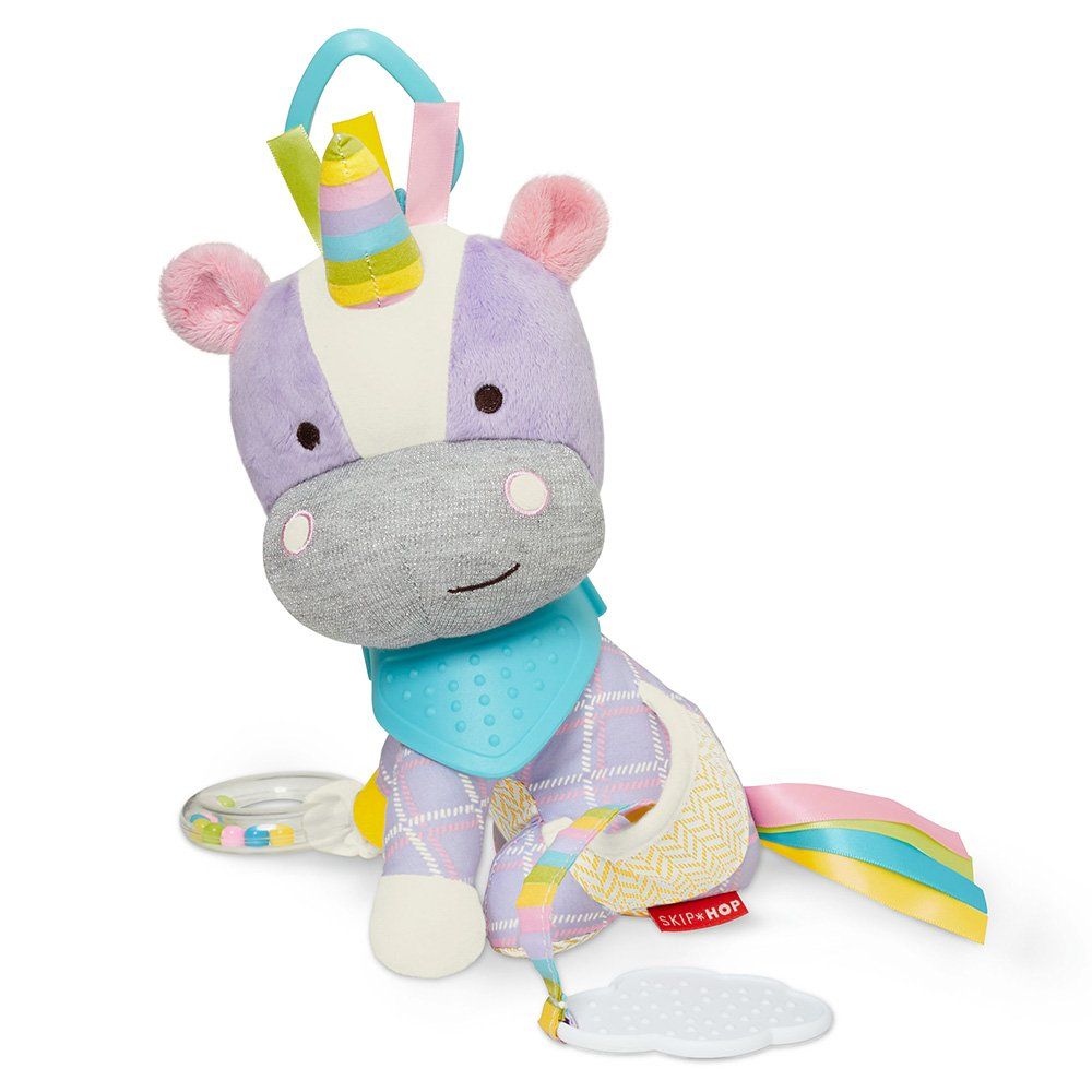 SKIP HOP Bandana Buddies Plush Teething Toy - Unicorn