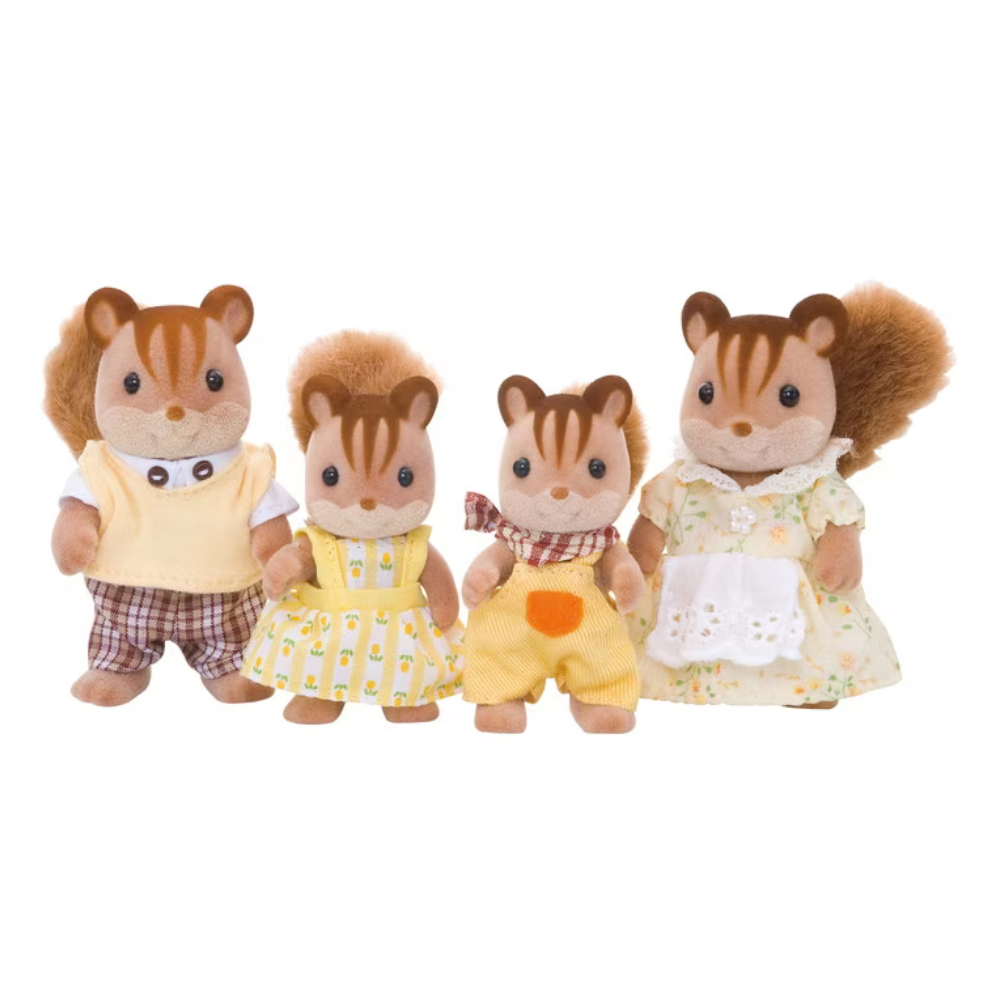 Sylvanian Families Walnut Squirrel Family