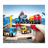 BRIO Rail & Road Loading Set 32 pieces