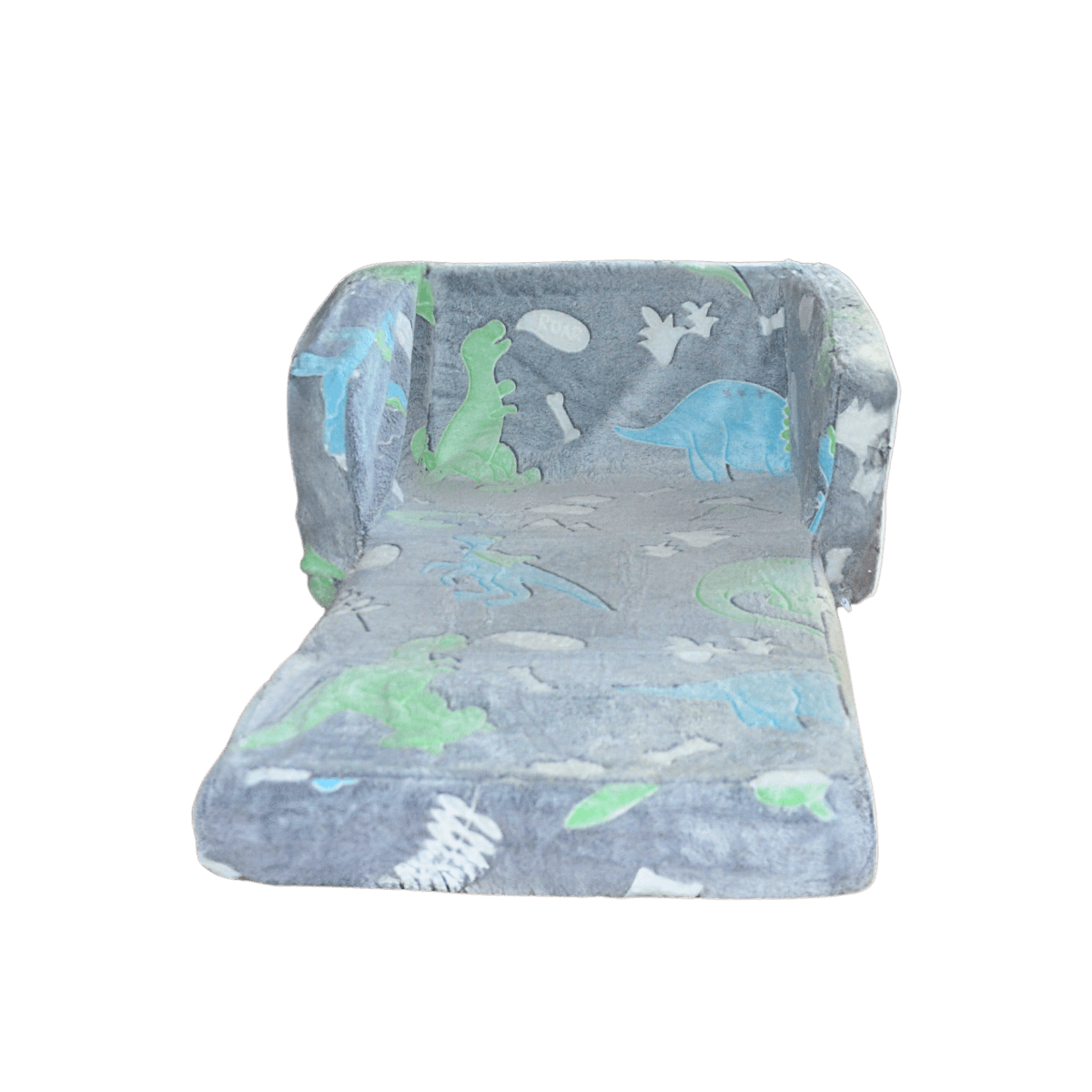 All 4 Kids Samuel The Dino Kid Couch with Storage