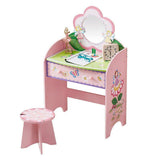 ALL 4 KIDS Olivia the Fairy Girl’s Dressing Table with Stool