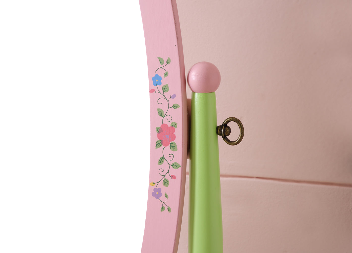 ALL 4 KIDS Olivia the Fairy Girl‘s Wooden Standing Mirror
