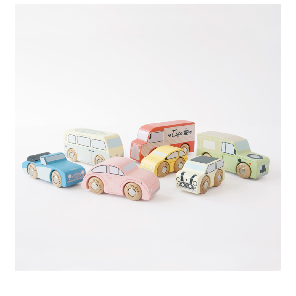 Le Toy Van Vintage Toy Cars - 7 Piece