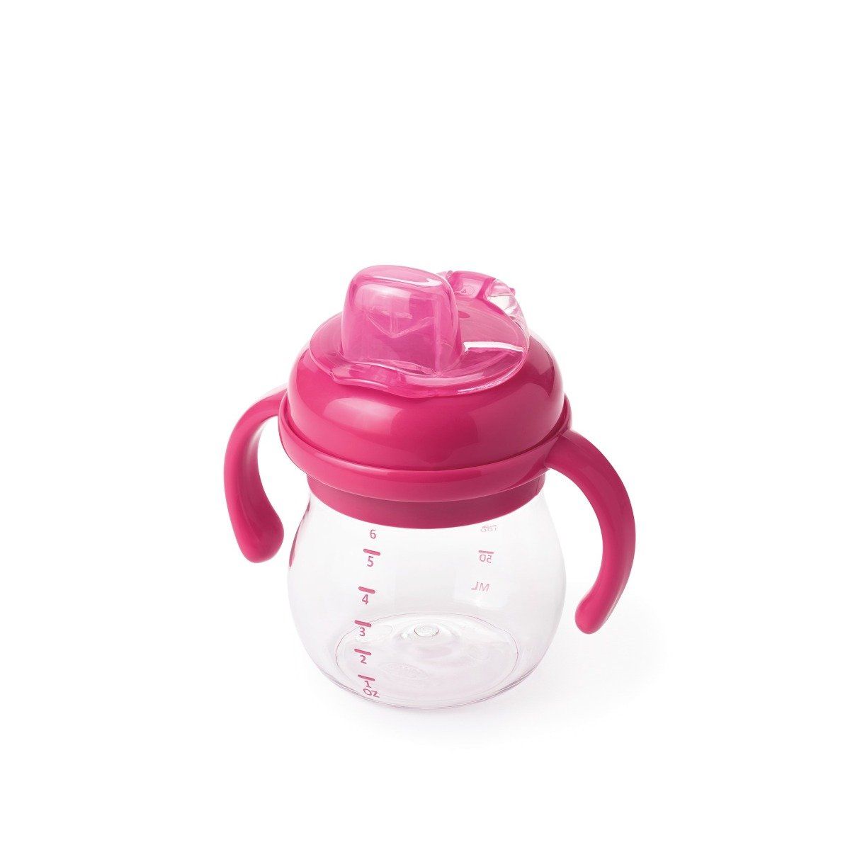 Oxo Tot Grow Soft Spout Cup with Removable Handles - Pink