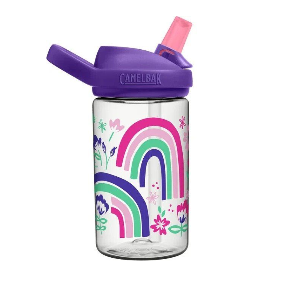 Camelbak Eddy 400mL Kids Drink Bottle - Rainbow Floral