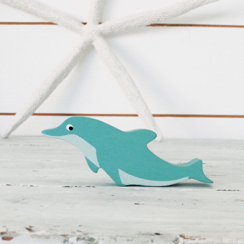 Tender Leaf Toys Wooden Animal Dolphin