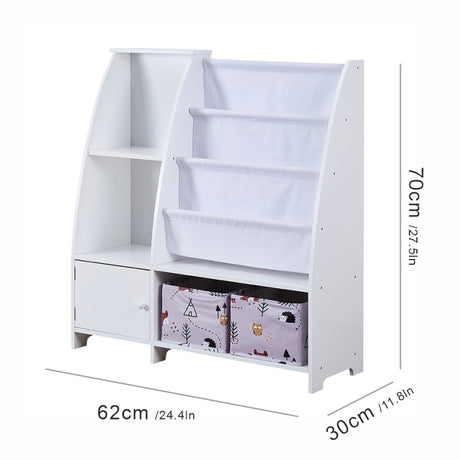 ALL 4 KIDS Victoria Kids Bookcase with Toy Storage