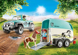 Playmobil - Car with Pony Trailer