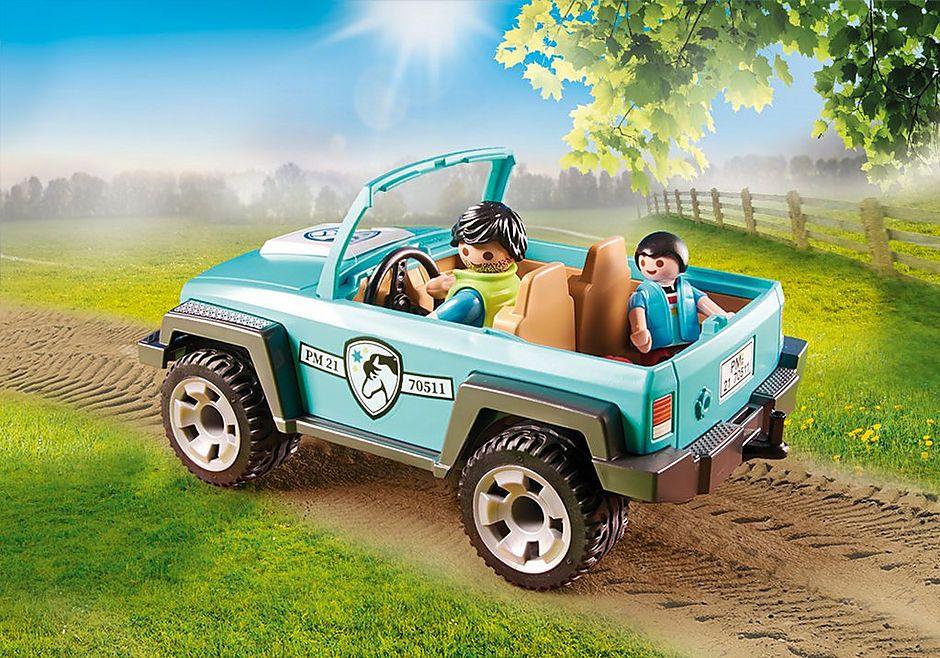 Playmobil - Car with Pony Trailer