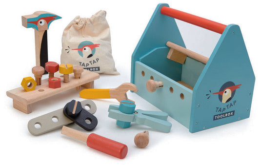 Tender Leaf Toys Pretend Tap Tap Tool Box