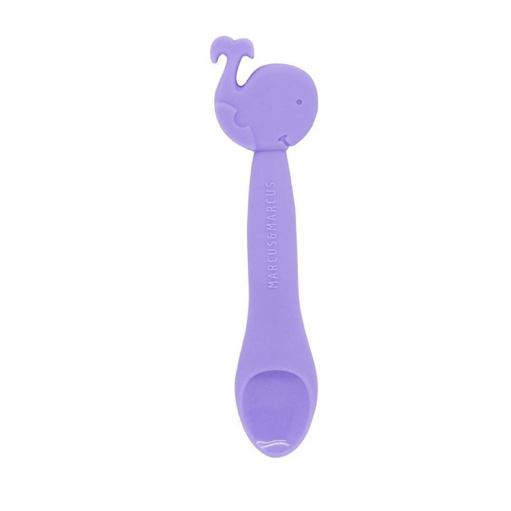 Marcus & Marcus Baby Feeding Spoon - Blue Willo
