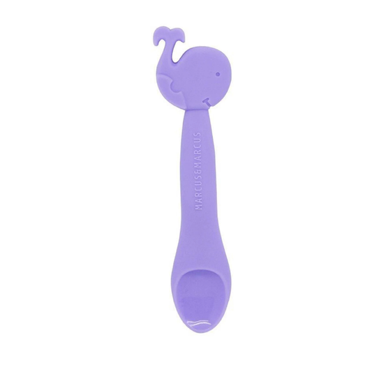Marcus & Marcus Baby Feeding Spoon - Blue Willo