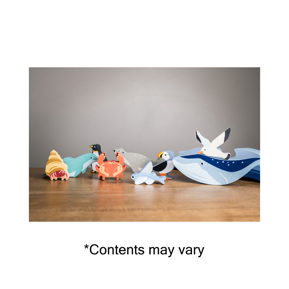 Tender Leaf Toys Wooden Selection of Coastal Animals