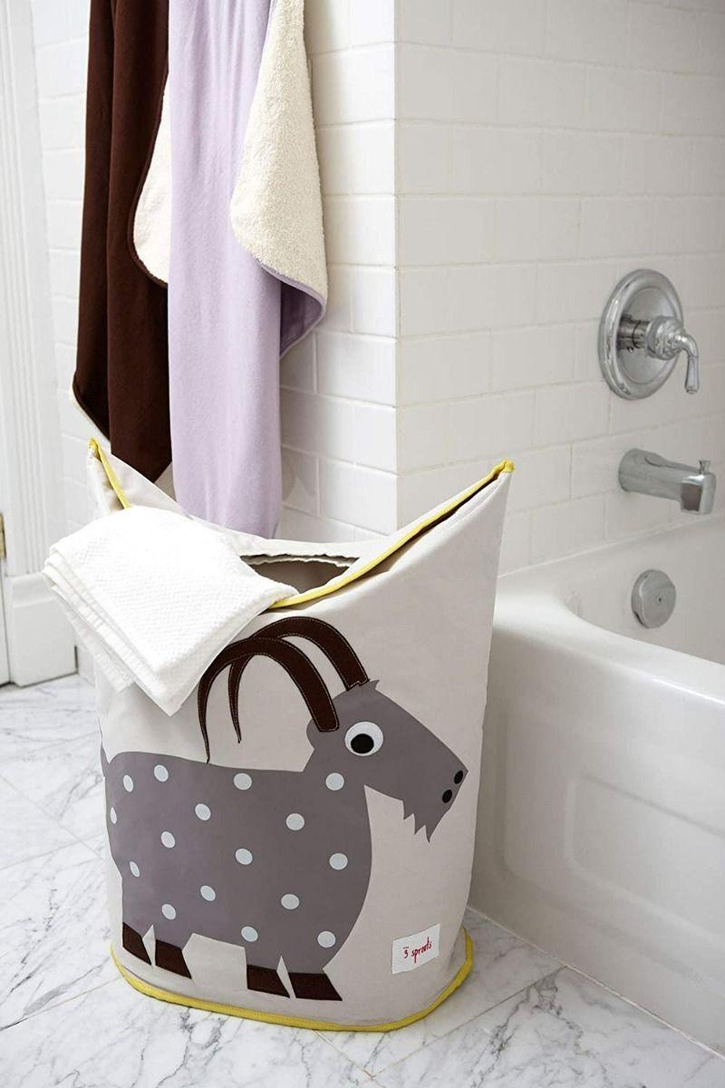 3 Sprouts Laundry Hamper - Grey Goat