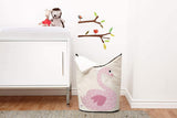 3 Sprouts Laundry Hamper - Pink Swan