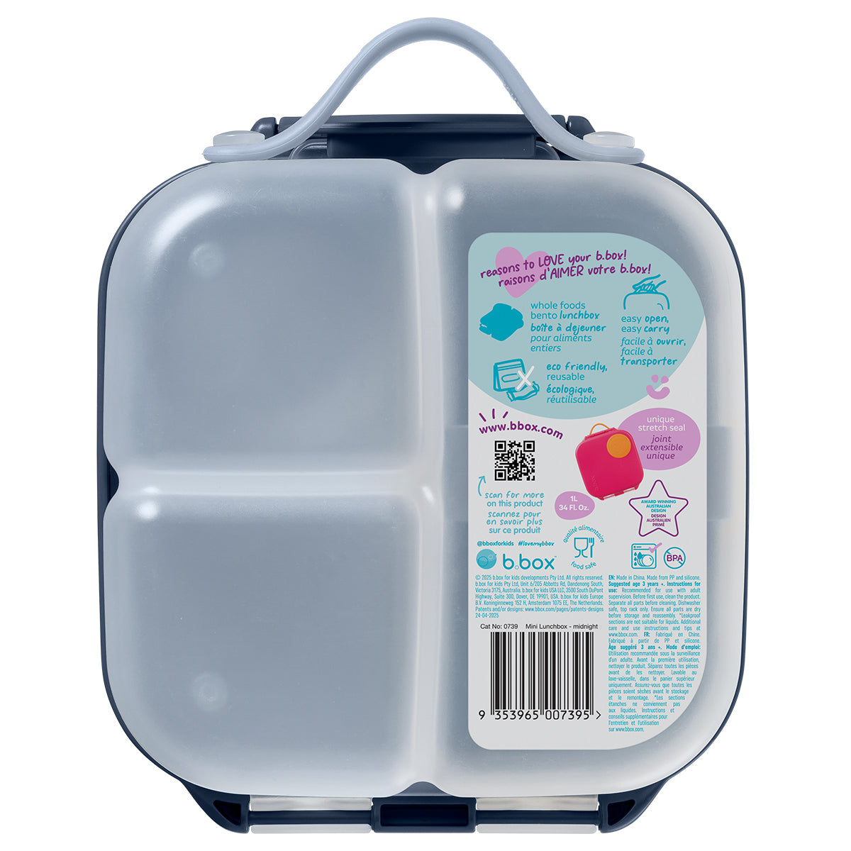 B.Box Mini Lunch Box - Midnight