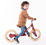 Trybike 2 in 1 Steel Balance Bike and Tricycle - Vintage Red