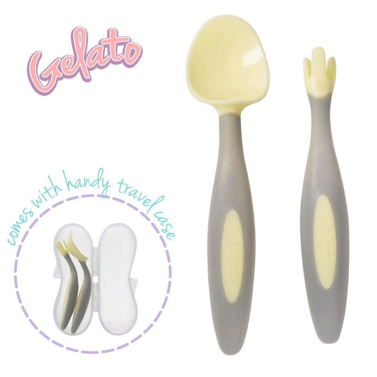 B.Box Toddler Cutlery Set - Banana split