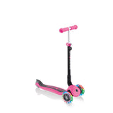 Globber GO UP Fold Plus Convertible Scooter, w Light up Wheels - Pink