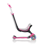 Globber GO UP Fold Plus Convertible Scooter, w Light up Wheels - Pink