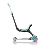 Globber GO UP Fold Plus Convertible Scooter, w light up Wheels - Mint