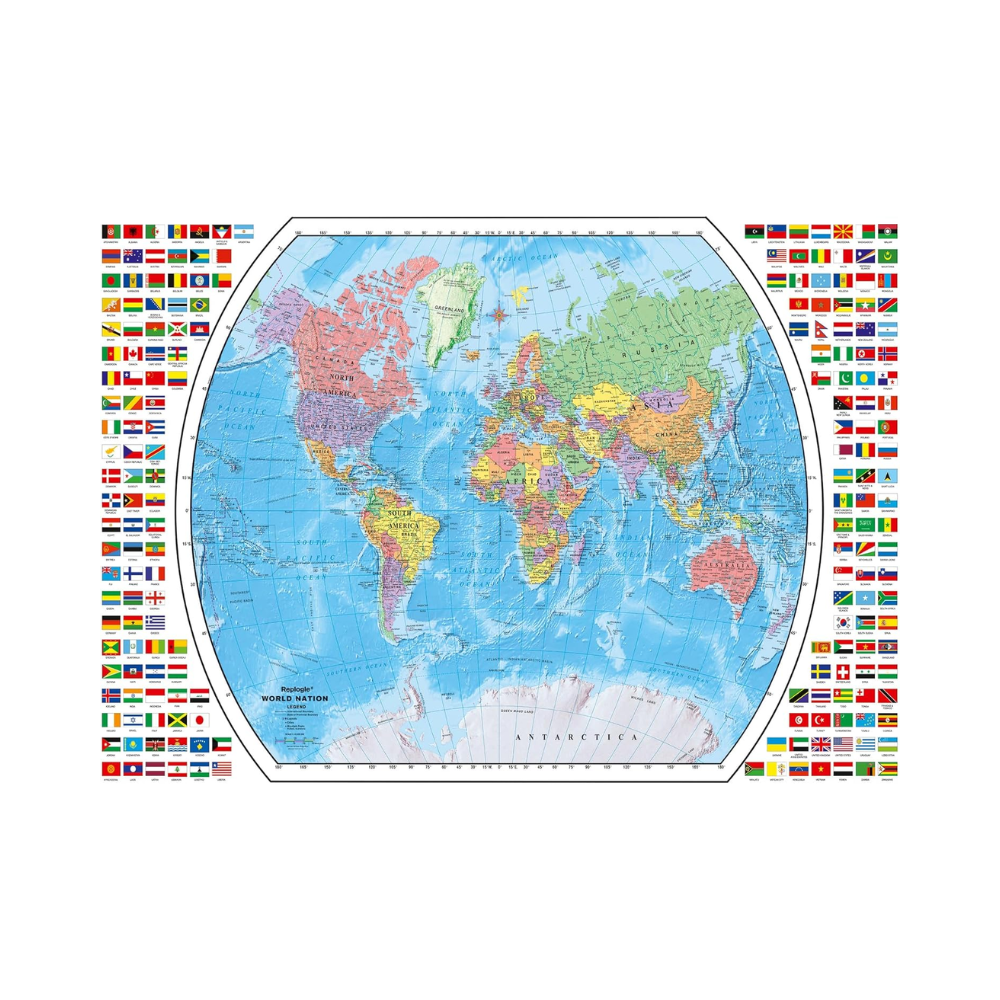Ravensburger - Political World Map Puzzle 1000 Pieces