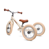 Trybike 2 in 1 Steel Balance Bike and Trike - Vintage Cream