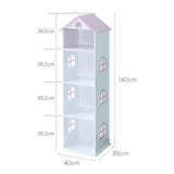 ALL 4 KIDS Manhattan Pink Dollhouse Bookcase
