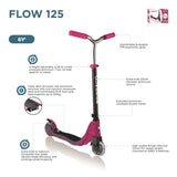 Globber FLOW 125 Scooter - Ruby