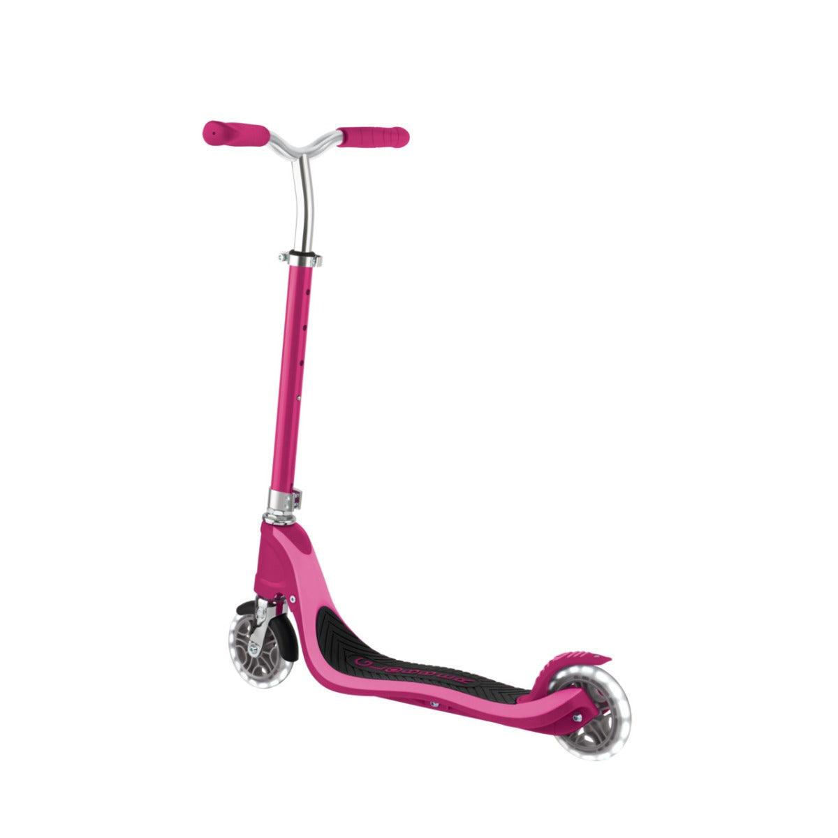 Globber FLOW 125 scooter with light up wheels - Ruby