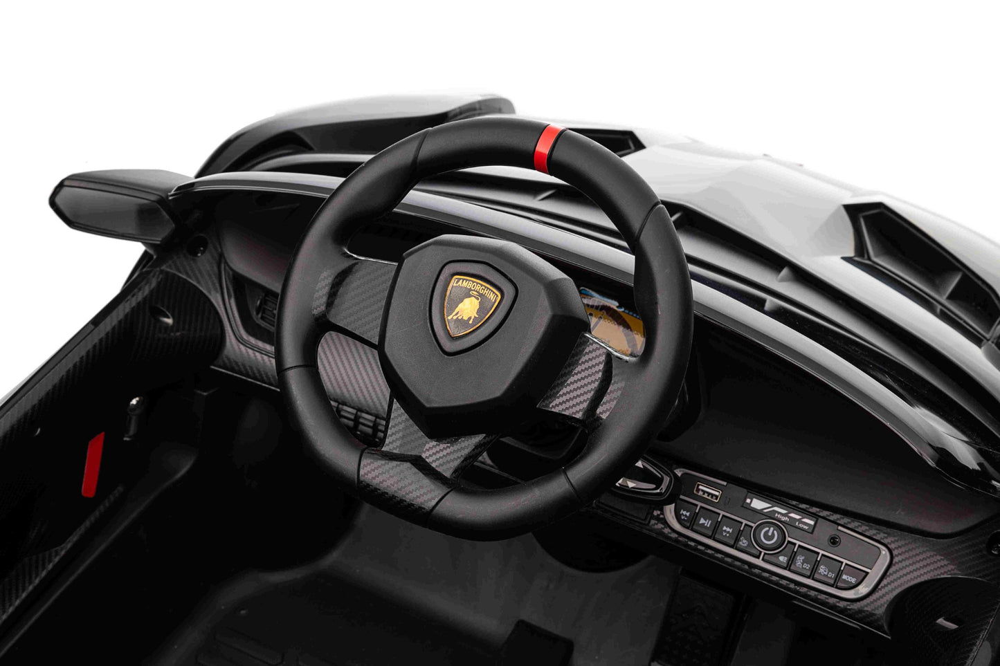 All 4 Kids Licensed Lamborghini Veneno Roadster Electrical Ride on Car - Black