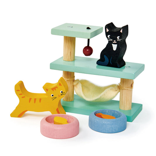 Tender Leaf Toys Dollhouse Pet Cat Set