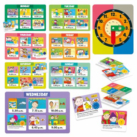Headu Flashcards Game - What Time is it?