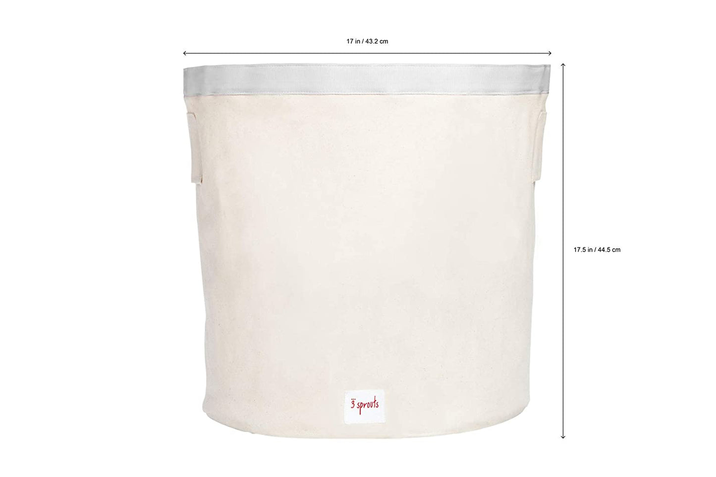 3 Sprouts Storage Bin - Grey Racoon