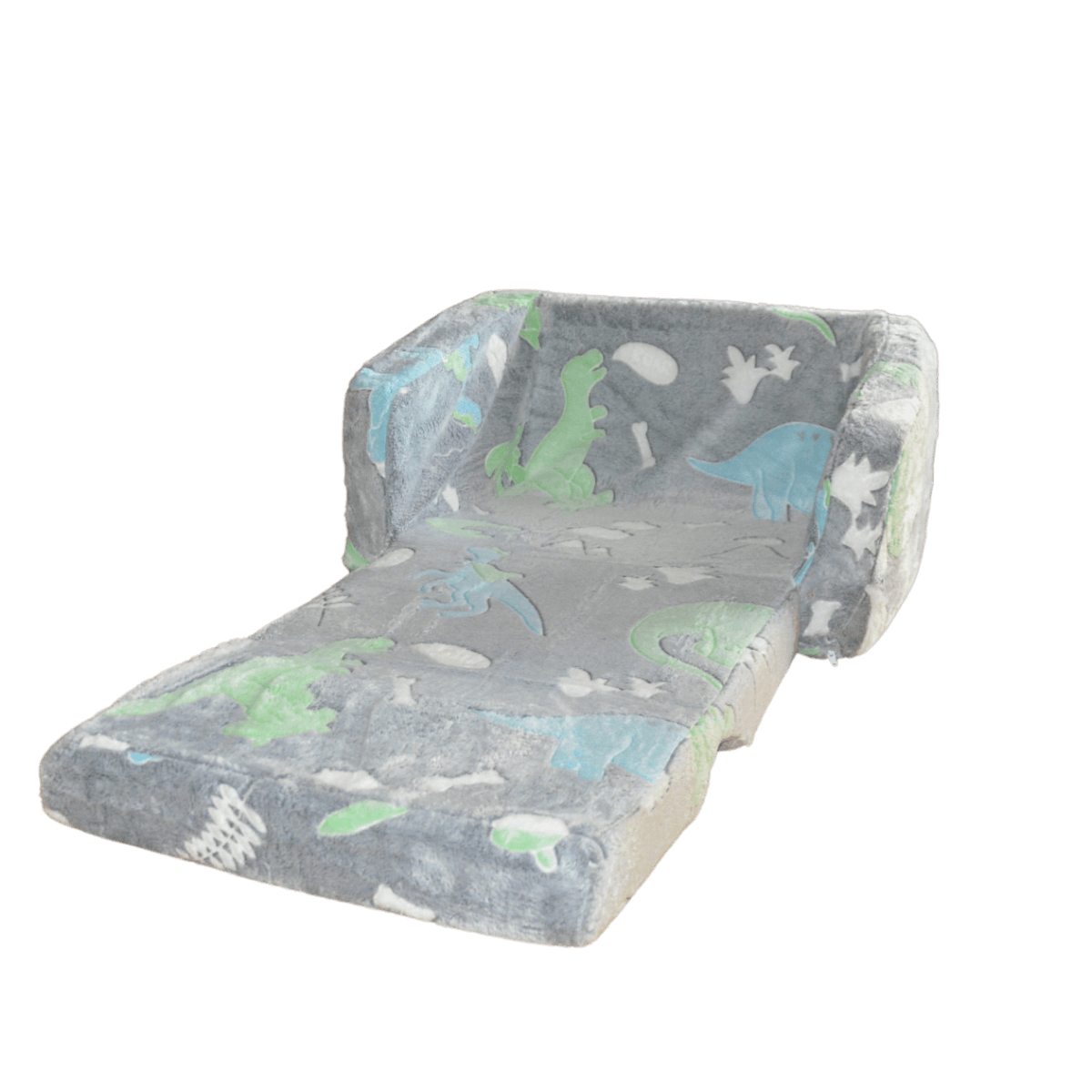 All 4 Kids Samuel The Dino Kid Couch with Storage