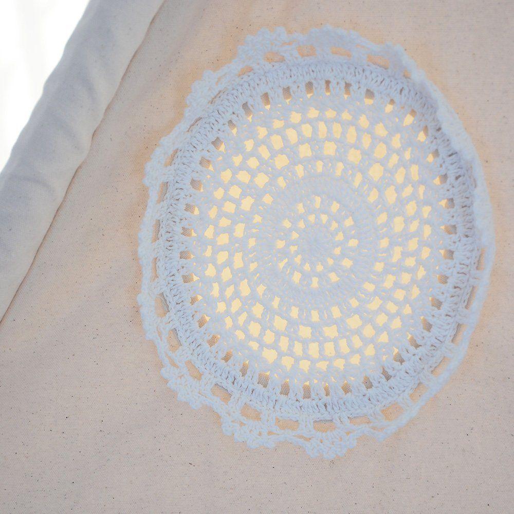 ALL 4 KIDS Allison Lace Kids Square Teepee Tent