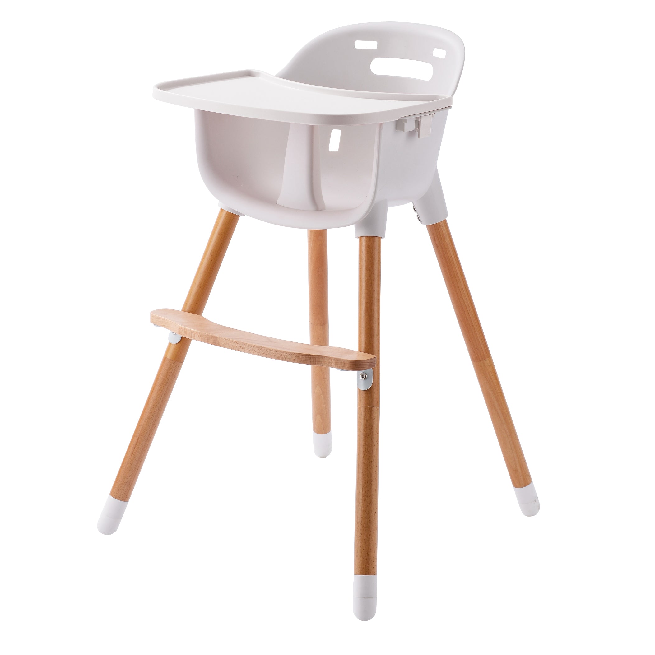 JOY BABY Amelia 2-in-1 Timber Highchair - Pink