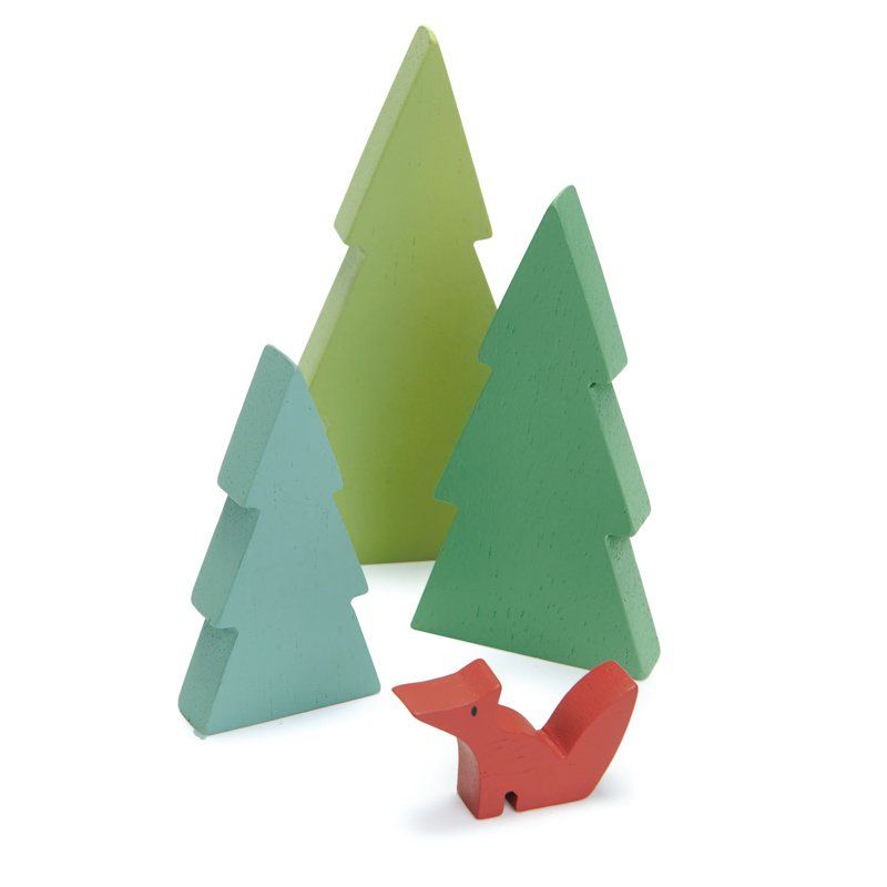 Tender Leaf Toys Wooden Fir Tree Play Set