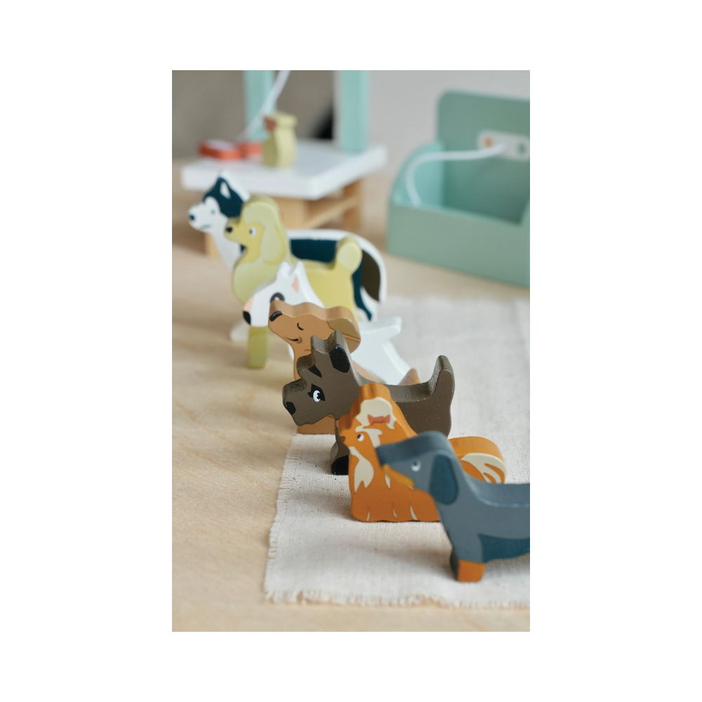 Tender Leaf Toys Waggy Tails Dog Salon Play Set