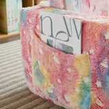 All 4 Kids Rainbow Unicorn Glow Flip-Out Double Couch